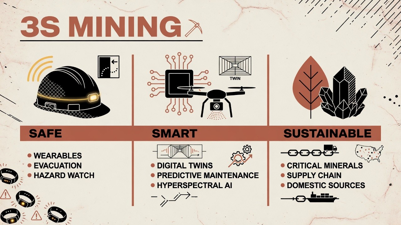 3S Mining: Safe, Smart, Sustainable
